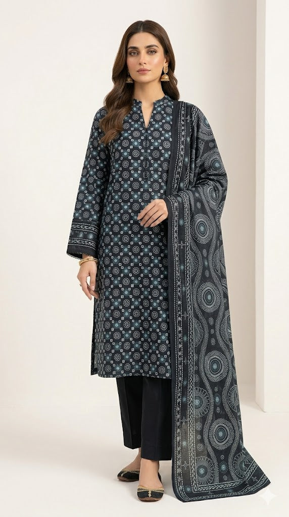 Unstitched Premium Suit for Women – Elegant Designer Fabric