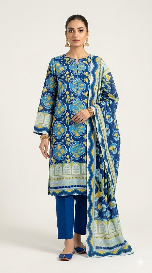 Unstitched Premium Suit for Women – Elegant Designer Fabric